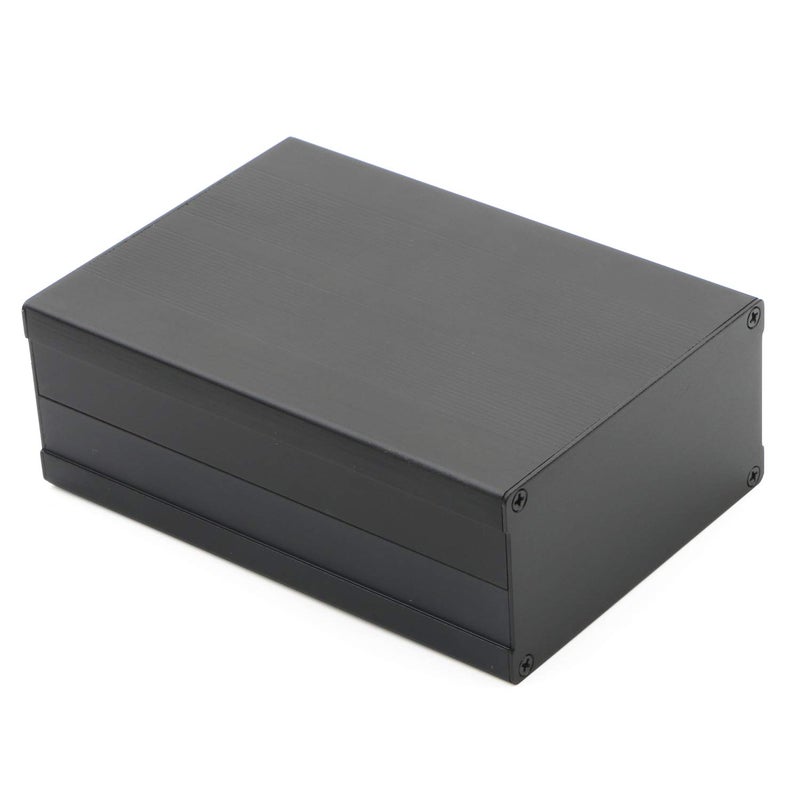 JIUWU Aluminum Project Box PCB Enclosure Case Sand Blast Reinforced Split for Audio Amplifier DIY Power Supply Signal Amplifier, 4.17x2.16x5.90 inch (LWH) - Image 1